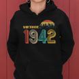 Vintage 1942 Sun Wilderness 80Th Birthday Tshirt Women Hoodie