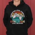 Vintage 6Th Grade Level Unlocked First Day Of School Back To School Women Hoodie