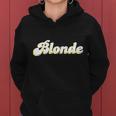 Vintage Blonde Logo Women Hoodie