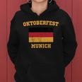 Vintage Oktoberfest Munich Flag Women Hoodie