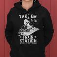 Western Coountry Yellowstone Take Em To The Train Station Tshirt Women Hoodie