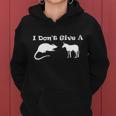 Who Gives A Rats Ass Tshirt Women Hoodie