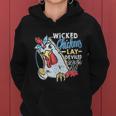 Wicked Chickens Lay Deviled Eggs Funny Chicken Lovers Women Hoodie