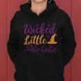 Wicked Little Cutie Halloween Quote Women Hoodie