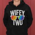 Wifey Two Lesbian Pride Lgbt Bride Couple Women Hoodie