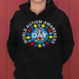 World Autism Awareness Day Earth Puzzle Ribbon Tshirt Women Hoodie