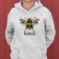 Autism Awareness Bee Kind Puzzle Pieces Tshirt Women Hoodie