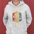 Best Of 1997 25 Year Old Gifts Cassette Tape 25Th Birthday Women Hoodie