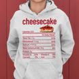 Cheesecake Nutrition Facts Funny Thanksgiving Christmas V3 Women Hoodie