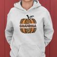 Grandma Pumpkin Thankful Grateful Blessed Fall Season Women Hoodie Graphic Print Hooded Sweatshirt