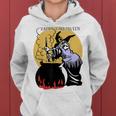 Happy Halloween Spooky Witch And Cauldron Costume Women Hoodie