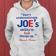 Joes Ability To Fuck Things Up - Barack Obama Women Hoodie
