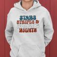 Stars Stripes Women&8217S Rights Patriotic 4Th Of July Pro Choice 1973 Protect Roe Women Hoodie