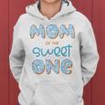 Womens Mom Of The Sweet One Donut Boy 1St Birthday Party Mommy Mama Women Hoodie