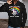 I Lost To My Wife At Fantasy Football Zip Up Hoodie
