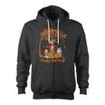 Cat It’S Fall Y’All Pumpkin Autumn Halloween Cat Fall Autumn Zip Up Hoodie