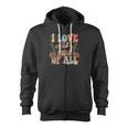 I Love Fall Most Of All V3 Zip Up Hoodie