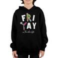 Frigiftyay Funny Teacher Life Weekend Back To School Funny Gift Meaningful Gift Youth Hoodie