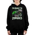 Im Ready To Crush Zombies For Kids Monster Truck Halloween Youth Hoodie