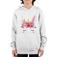Happy Easter Unicorn Bunny Girls Kids Easter Eggs Kids Girls Youth Hoodie