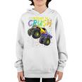 Kids Kids Im Ready To Crush 4 Monster Truck 4Th Birthday Boys Youth Hoodie