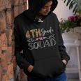 4Th Grade Squad Heart Team Leopard Teacher Crew Student Youth Hoodie