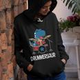 Drummersaur Percussionist Drummer For Kids Youth Hoodie