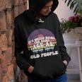 Its Weird Being The Same Age As Old People Retro Sunset Youth Hoodie