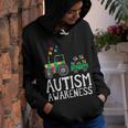 Kids Tractor Autism Awareness Farmer Truck Toddler Boys Kids Youth Hoodie