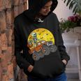 Skeleton Monster Truck Moon Candy Toddler Boys Halloween Kid Youth Hoodie