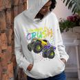 Kids Kids Im Ready To Crush 4 Monster Truck 4Th Birthday Boys Youth Hoodie