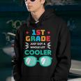 1St Grade Cooler Glassess Back To School First Day Of School Youth Hoodie
