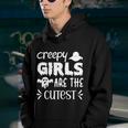 Creep Girl Are The Cutest Halloween Quote Youth Hoodie