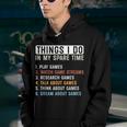 Funny Gamer Things I Do In My Spare Time Gaming Youth Hoodie