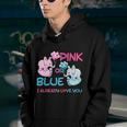 Gender Reveal Pink Or Blue Boy Or Girl Party Supplies Family Gift Youth Hoodie