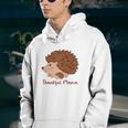 Thankful Mama Brown Bedgehog Cute Fall Gift Youth Hoodie