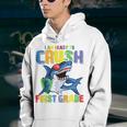 Kids Im Ready To Crush 1St Grade Shark Back To School For Kids Youth Hoodie