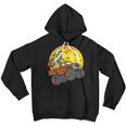 Skeleton Monster Truck Moon Candy Toddler Boys Halloween Kid Youth Hoodie