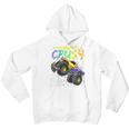 Kids Kids Im Ready To Crush 4 Monster Truck 4Th Birthday Boys Youth Hoodie
