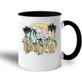 Vintage Retro Beach Bum Tropical Summer Vacation Gifts  Accent Mug