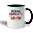 Stars Stripes Women&8217S Rights Patriotic 4Th Of July Pro Choice 1973 Protect Roe Accent Mug