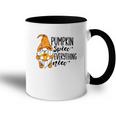 Pumpkin Spice Everything Nice Yellow Hat Gnomes Fall Accent Mug
