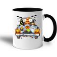 Funny Women Halloween Truck Gnomes Pumpkin Kids Thanksgiving V2 Accent Mug