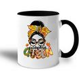 Pumpkin Queen Messy Bun Fall Pumpkin Fall Vibes Autumn Accent Mug