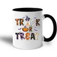 Trick Or Teach Funny Teacher Halloween Costume Accent Mug