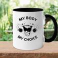 Pro-Choice Texas Women Power My Uterus Decision Roe Wade Accent Mug