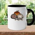 Mama Pumpkin Leaopard Orange Pumpkins Fall Accent Mug