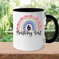 6 Years Old 6Th Birthday Rainbow Birthday Gifts For Girls Accent Mug