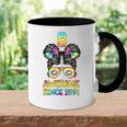 8 Year Old Awesome Since 2014 8Th Birthday Ns Girls Accent Mug