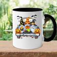 Funny Women Halloween Truck Gnomes Pumpkin Kids Thanksgiving V2 Accent Mug